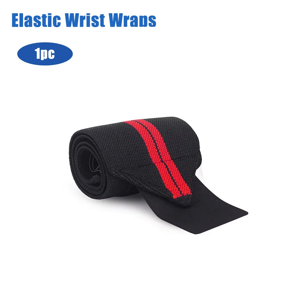 1/2pcs Elastic Wrist Wraps, Wrist Support Brace, Wrist Wraps Guard Wrist Band For Gym Weightlifting, Fitness Protection, Barbell